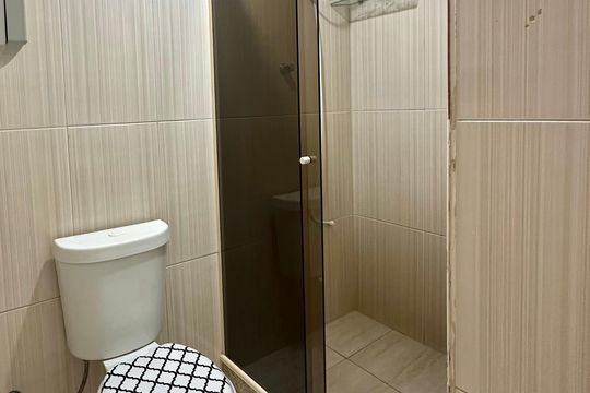Banheiro de apartamento para alugar com 1 quarto, 41m² em Copacabana, Rio de Janeiro