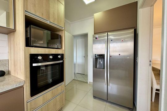 Cozinha de apartamento à venda com 3 quartos, 132m² em Jardim do Mar, São Bernardo do Campo