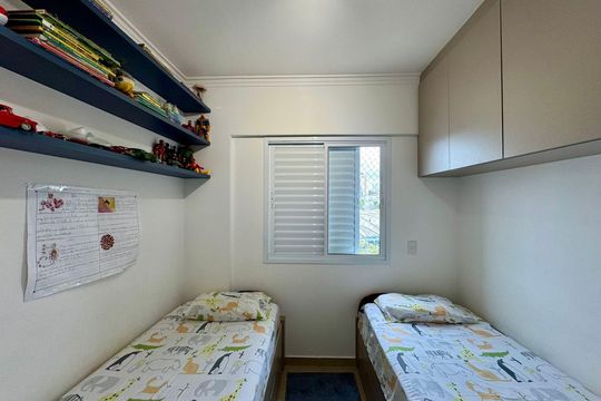 Suíte 2 de apartamento à venda com 3 quartos, 132m² em Jardim do Mar, São Bernardo do Campo