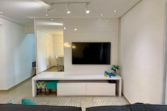 Sala de apartamento à venda com 3 quartos, 132m² em Jardim do Mar, São Bernardo do Campo
