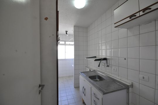 Cozinha de apartamento à venda com 2 quartos, 58m² em Jardim Andaraí, São Paulo