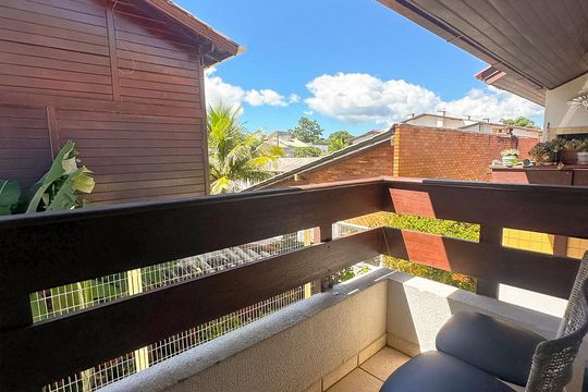 Varanda da Sala de apartamento para alugar com 3 quartos, 69m² em Canasvieiras, Florianópolis