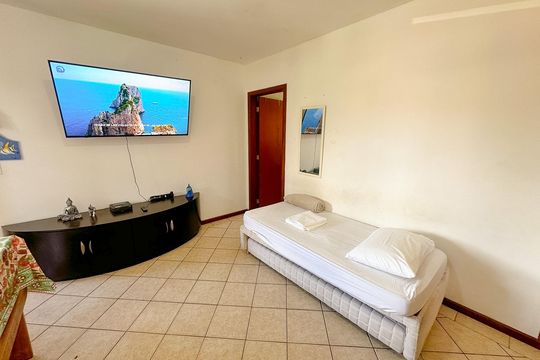 Sala de TV de apartamento para alugar com 3 quartos, 69m² em Canasvieiras, Florianópolis