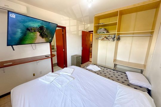 Suíte de apartamento para alugar com 3 quartos, 69m² em Canasvieiras, Florianópolis