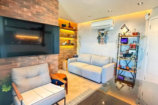 Sala de apartamento para alugar com 2 quartos, 43m² em Parque da Mooca, São Paulo