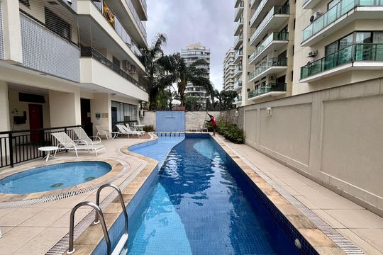 Área comum - Piscina de apartamento para alugar com 3 quartos, 90m² em Jacarepaguá, Rio de Janeiro