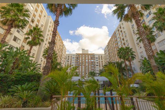 Área comum - Piscina de apartamento para alugar com 3 quartos, 100m² em Marechal Rondon, Canoas