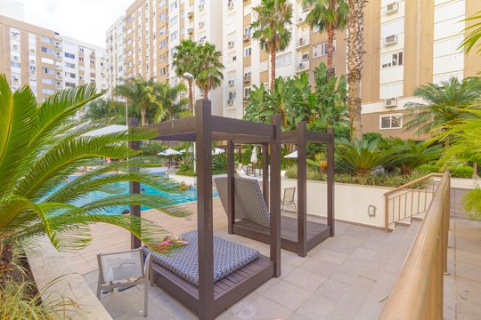 Área comum - Piscina de apartamento para alugar com 3 quartos, 100m² em Marechal Rondon, Canoas