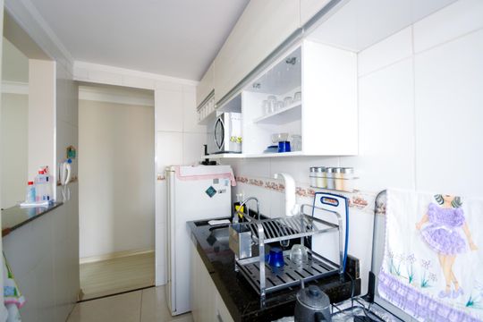 Cozinha de apartamento à venda com 2 quartos, 45m² em Centro, Guarulhos