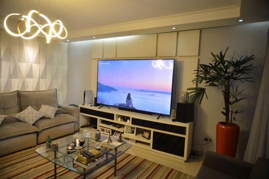 Sala de casa à venda com 3 quartos, 390m² em Parque João Ramalho, Santo André