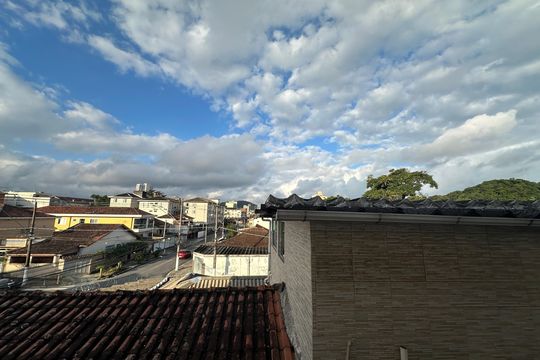 Vista da Sala de apartamento para alugar com 2 quartos, 78m² em Centro, São Vicente