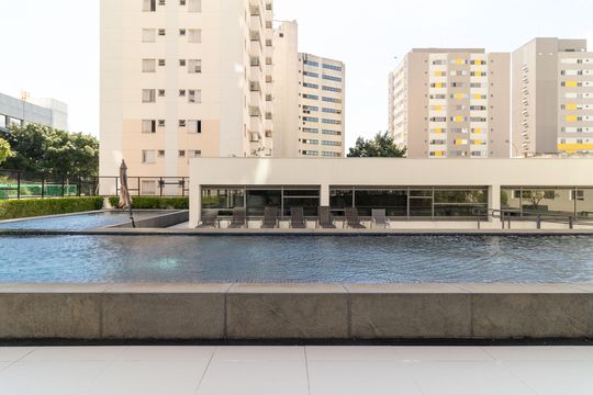 Área comum - Piscina de apartamento à venda com 1 quarto, 52m² em Barra Funda, São Paulo