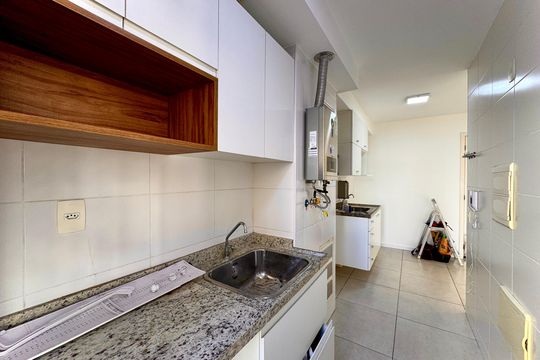 Cozinha de apartamento para alugar com 1 quarto, 43m² em Centro, Rio de Janeiro