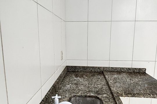 Cozinha e Área de Serviço de apartamento para alugar com 2 quartos, 48m² em Vila Guiomar, Santo André