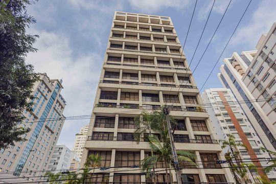 Fachada de apartamento à venda com 1 quarto, 45m² em Jardim Paulista, São Paulo