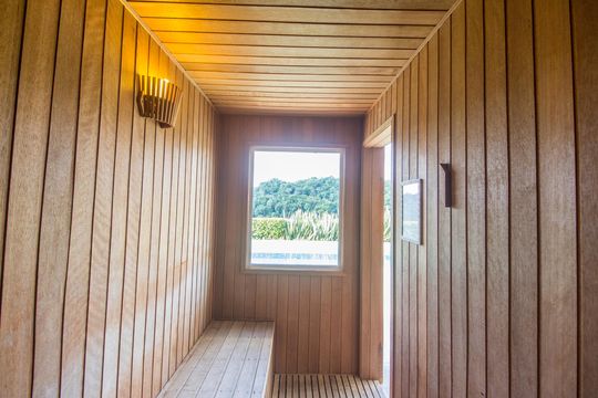 Área comum de apartamento à venda com 1 quarto, 50m² em Tamboré, Santana de Parnaíba