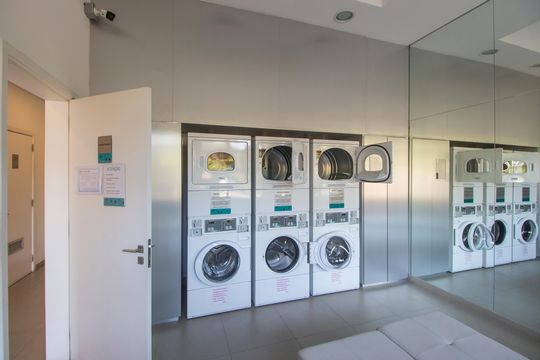 Área comum de apartamento à venda com 1 quarto, 50m² em Tamboré, Santana de Parnaíba