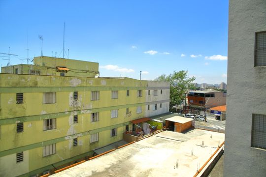 Quarto Vista de apartamento à venda com 1 quarto, 47m² em Taboão, São Bernardo do Campo