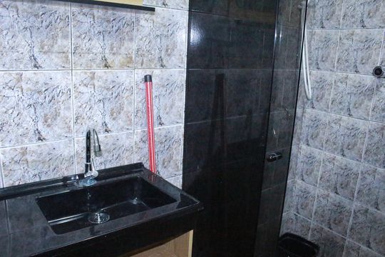 Banheiro de kitnet/studio à venda com 1 quarto, 36m² em Vila Buarque, São Paulo