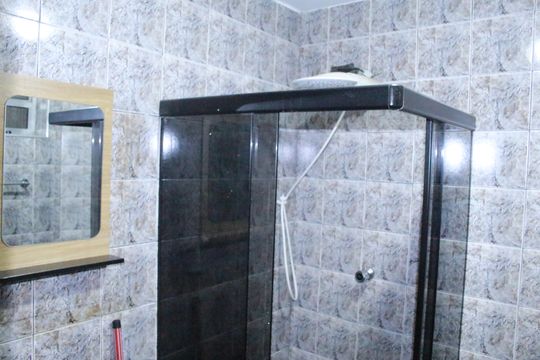 Banheiro de kitnet/studio à venda com 1 quarto, 36m² em Vila Buarque, São Paulo