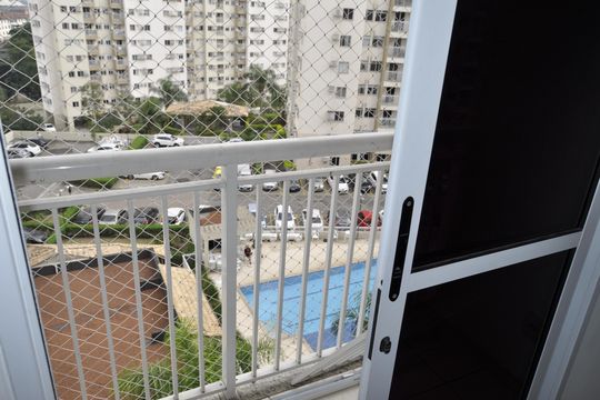 Varanda da Sala de apartamento para alugar com 2 quartos, 51m² em Del Castilho, Rio de Janeiro