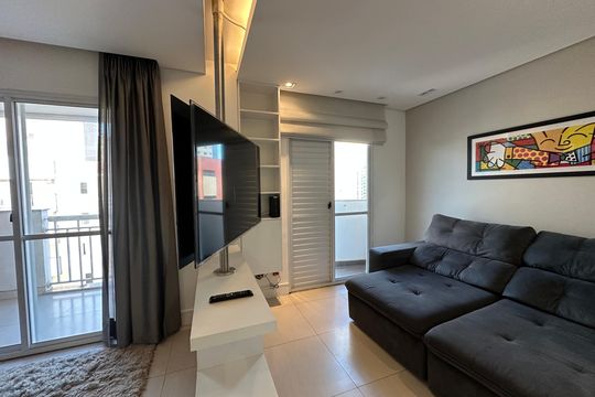 Sala de apartamento para alugar com 2 quartos, 91m² em Tamboré, Barueri