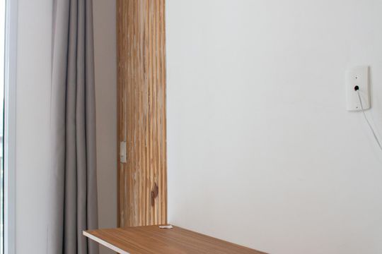 Sala de apartamento para alugar com 1 quarto, 28m² em Jardim Caravelas, São Paulo