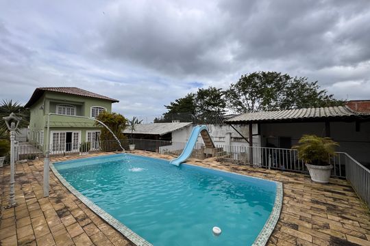 Área externa de casa de condomínio para alugar com 4 quartos, 550m² em Vargem Pequena, Rio de Janeiro
