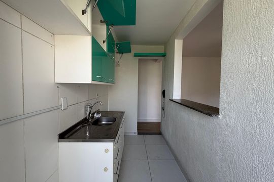 Cozinha de apartamento à venda com 3 quartos, 60m² em Pechincha, Rio de Janeiro
