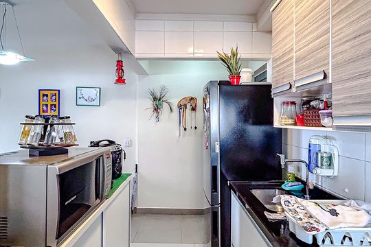Cozinha de apartamento à venda com 3 quartos, 65m² em Vila Carrão, São Paulo