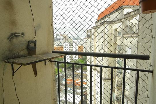 Varanda da Sala de apartamento à venda com 2 quartos, 46m² em Nova Petrópolis, São Bernardo do Campo