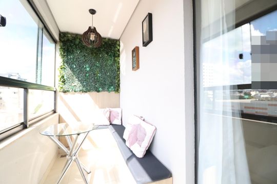 Sacada de apartamento para alugar com 2 quartos, 65m² em Tibery, Uberlândia