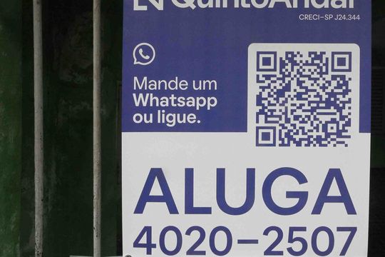 Placa de casa para alugar com 1 quarto, 31m² em Jardim Itapolis, São Paulo