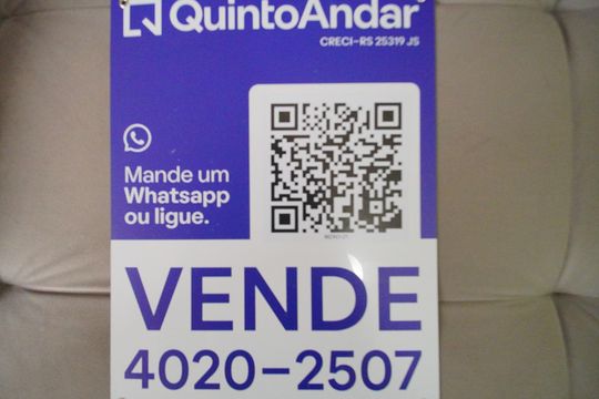 Placa de apartamento à venda com 2 quartos, 67m² em Ideal, Novo Hamburgo