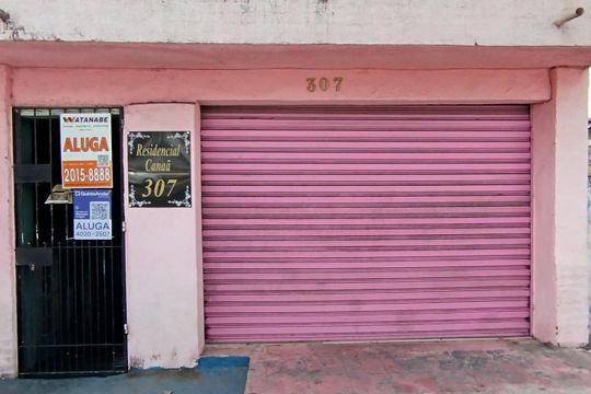 Fachada + Placa de casa para alugar com 2 quartos, 42m² em Cidade São Mateus, São Paulo