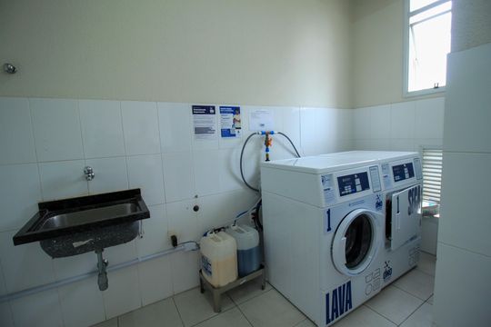 Área comum de apartamento para alugar com 1 quarto, 61m² em Vila Regente Feijó, São Paulo