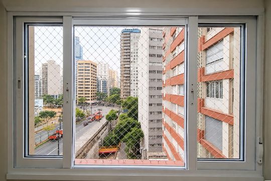 Vista da Sala de apartamento para alugar com 1 quarto, 46m² em Vila Santana, São Paulo