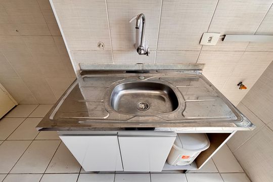 Área de Serviço de apartamento para alugar com 1 quarto, 40m² em Indianópolis, São Paulo