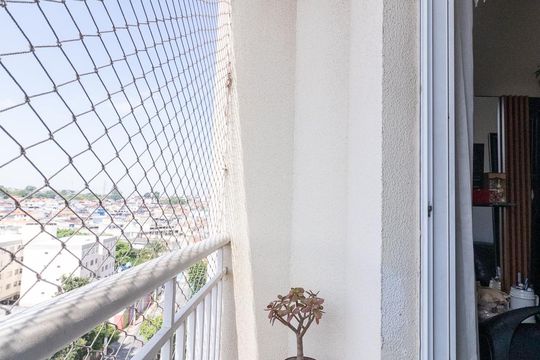 Varanda da Sala de apartamento à venda com 2 quartos, 48m² em Jardim Cotinha, São Paulo