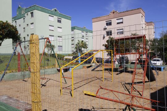Área comum - Playground de apartamento à venda com 2 quartos, 45m² em Morro Santana, Porto Alegre