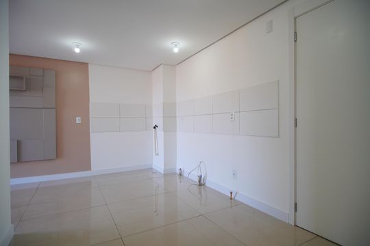 Cozinha de apartamento à venda com 2 quartos, 57m² em Primavera, Novo Hamburgo