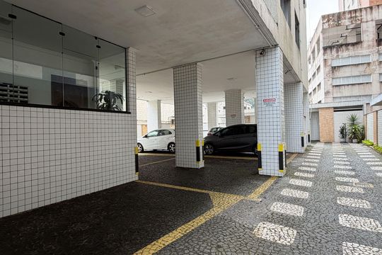 Área comum de apartamento para alugar com 1 quarto, 65m² em José Menino, Santos