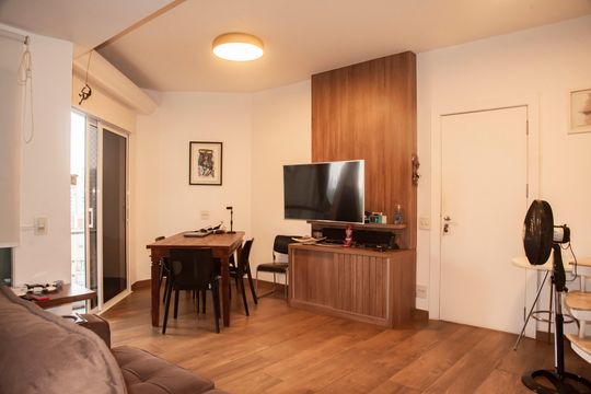 Sala de apartamento para alugar com 2 quartos, 153m² em Vila Clementino, São Paulo