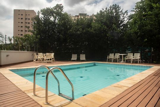 Área comum - Piscina de apartamento para alugar com 2 quartos, 153m² em Vila Clementino, São Paulo