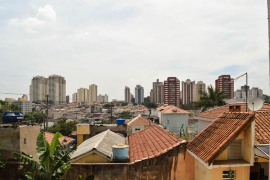 Quarto Vista de kitnet/studio para alugar com 1 quarto, 25m² em Chácara Santo Antônio (zona Leste), São Paulo