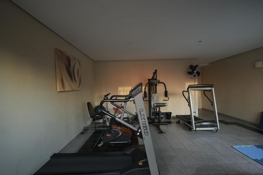 Área comum - Academia de apartamento para alugar com 3 quartos, 87m² em Vila Lea, Santo André