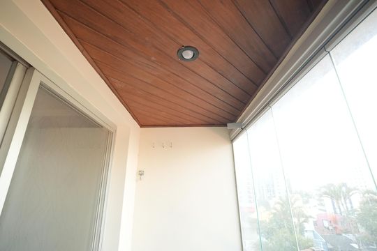 Varanda da Sala de apartamento para alugar com 3 quartos, 87m² em Vila Lea, Santo André