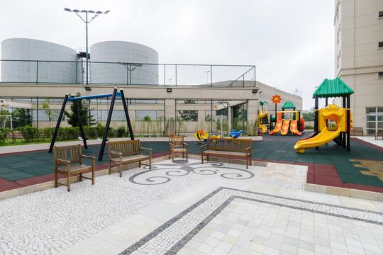 Área comum de apartamento à venda com 3 quartos, 236m² em Vila Gilda, Santo André