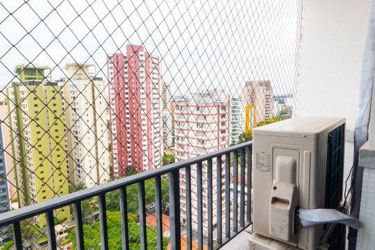 Sacada da Suite 1 de apartamento à venda com 5 quartos, 290m² em Vila Mascote, São Paulo