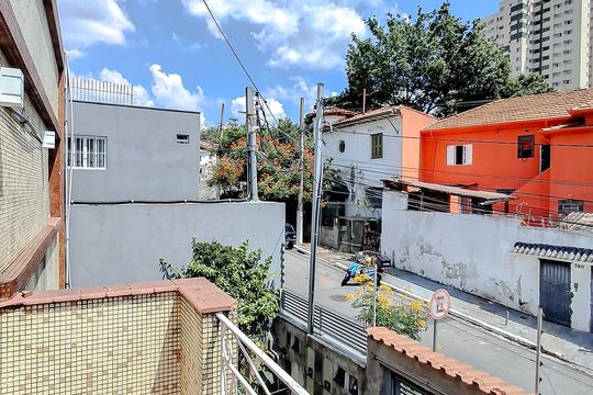 Varanda da Sala de casa para alugar com 2 quartos, 95m² em Vila Monumento, São Paulo